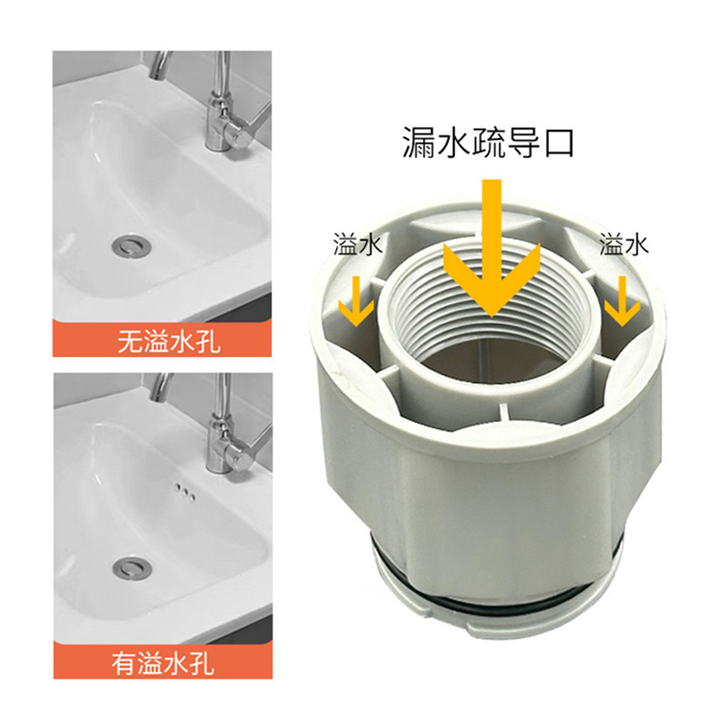 両用洗面器 洗面器排水管 下水道排水管 防臭洗面器排水 洗面器漏れプラグ|undefined
