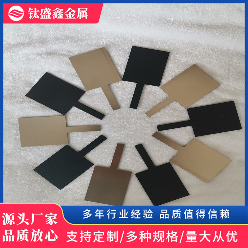 宝鸡源头厂家供应钌铱钛阳极铱钽钛电极板铂金制氢网化工钛合金