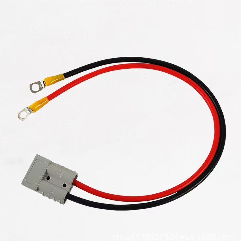 工业大电流插头带线电动叉车蓄电池电线连接器延长线电源线