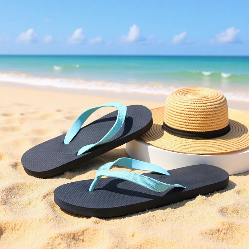 New Men's Flip-Flops, Toe-Post Sand, Non-Slip, Soft Sole, Wear-Resistant, Large Top Quality Size, Outdoor Wear, Summer Beach_voghion.com