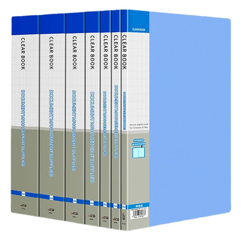 Папка для документов Huajie с внутренним карманом для хранения, органайзер для сертификатов, книга для сбора документов HF10AP-HF100