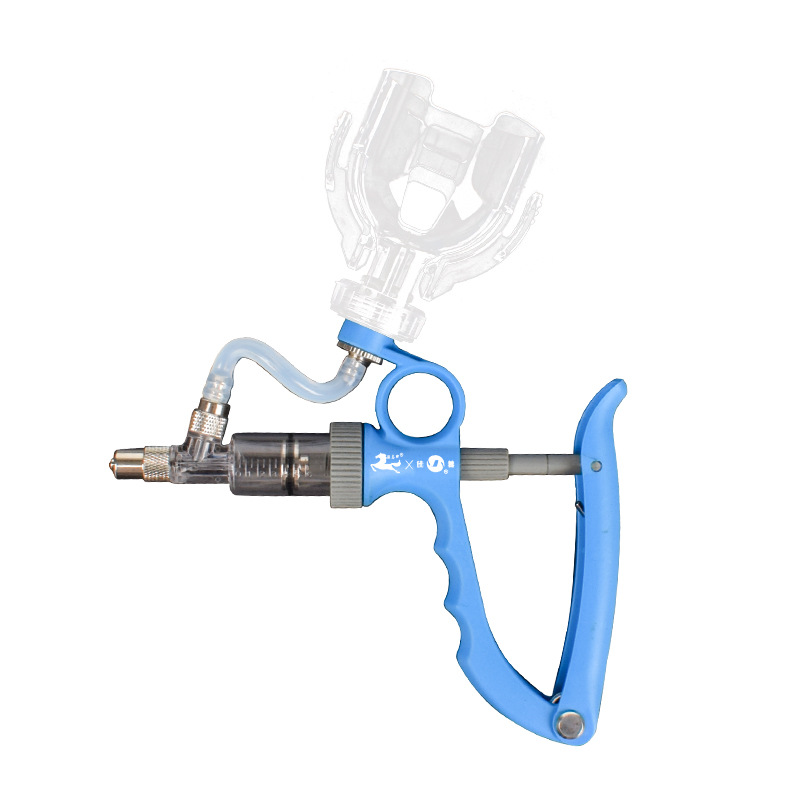 Dispositivo de inyección de vacuna continua Dispositivo de inyección veterinaria pollo pato cerdo ganado oveja vacuna pistola inyección automática artefacto