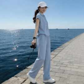 2026网红宽松显瘦洋气短裤两件套潮流运动套装女夏装新款3551
