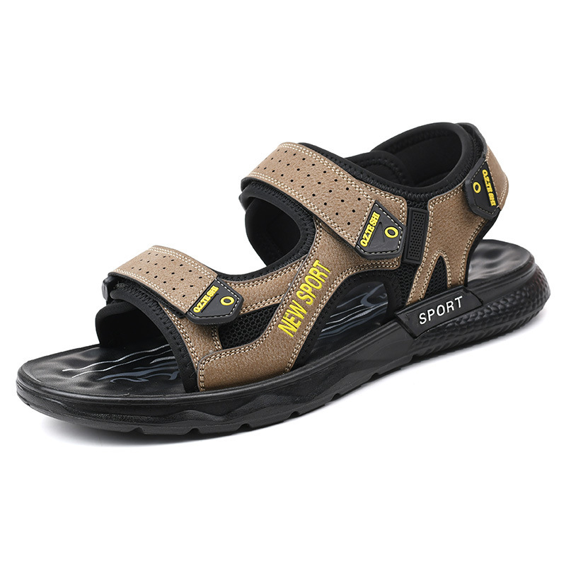 靴の男性の夏のビーチの靴のカジュアルな百合サンダルの屋外のスポーツの穴の靴の柔らかい底の耐摩耗性の対外貿易の男性の靴|undefined