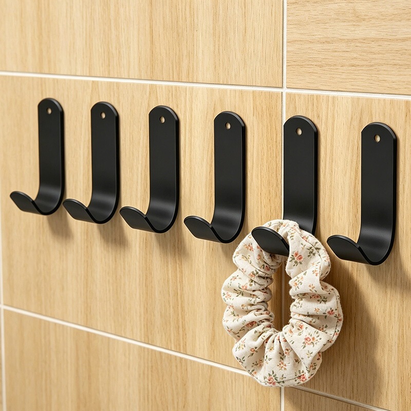 No-Drill Wall Hooks for Home Use, No-Trace Heavy-Duty Adhesive Hooks for Kitchen, Bathroom, and Entryway Coat Rack No-Drill Wall Hooks for Home Use, No-Trace Heavy-Duty Adhesive Hooks for Kitchen, Bathroom, and Entryway Coat Rack