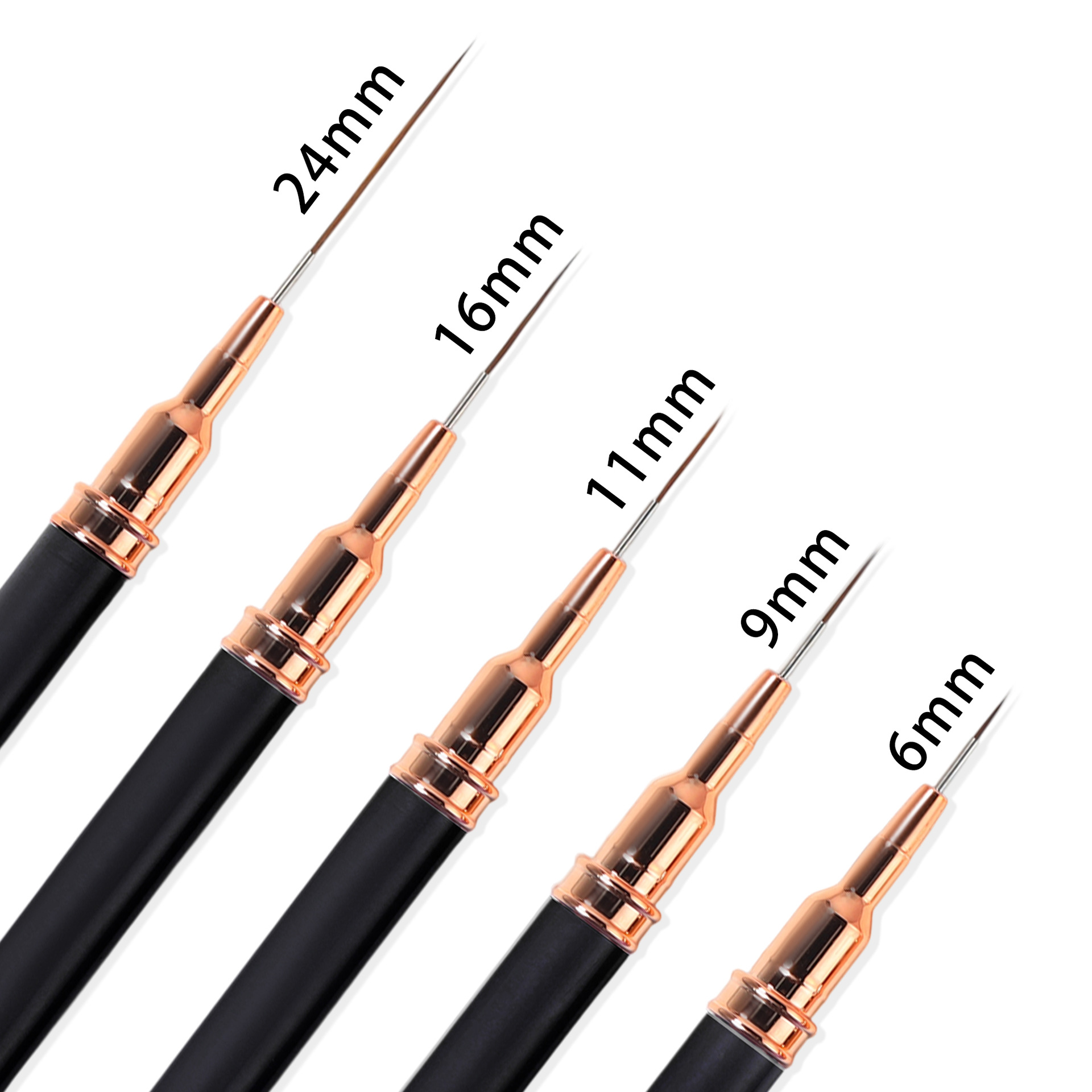 Pen de manicura varilla de madera de sánalo con cubierta pen de pintura pen de relieve pen de manicura conjunto de fototerapia pen de color pen de función pen gradiente pen