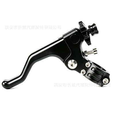 Cross-Border Off-Road Motorcycle Modified Labor-Saving Clutch Handlebar Universal Cnc Clutch Lever Off-Road Handle Accessories (Motosiklet ləvazimatları və aksesuarları) - black