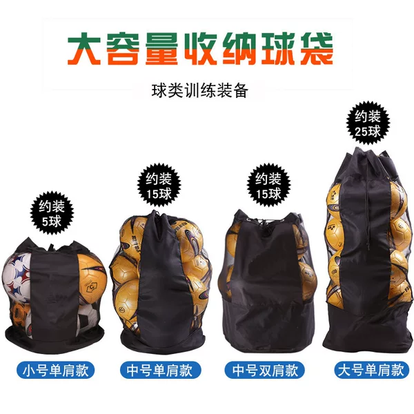 Manufacturer Supplies Large Football Bag, Basketball Net Bag, Canvas Basketball Backpack, Shoulder Bag, Football Sports Storage Bag