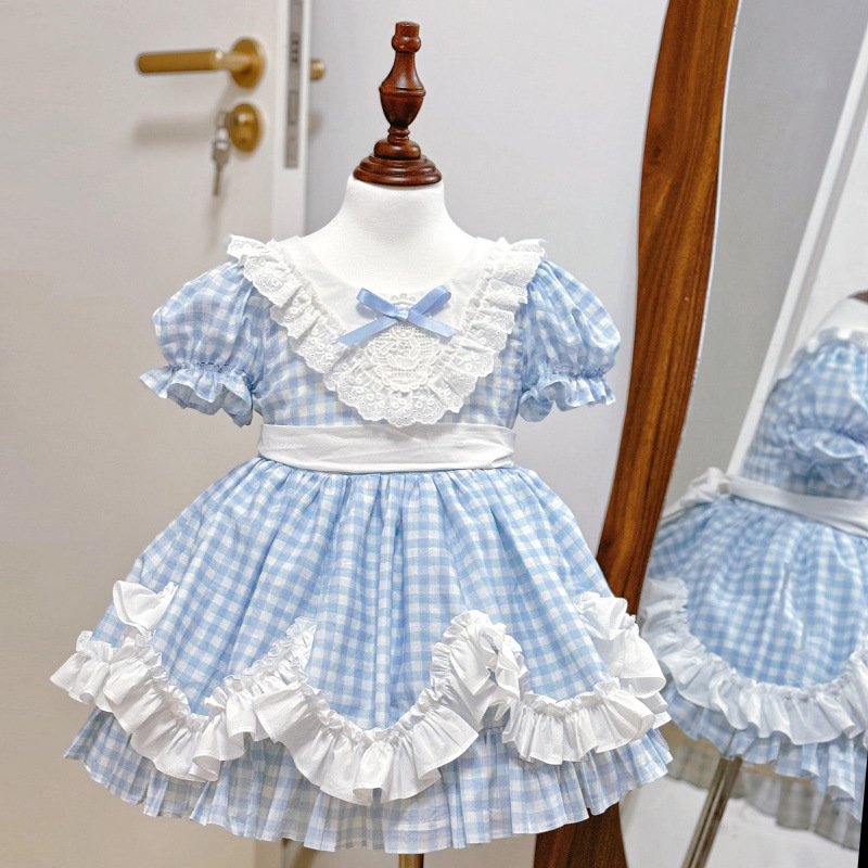Summer fresh blue dress