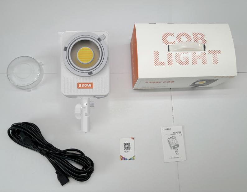 Lámpara de relleno profesional en vivo, luz de relleno de COB de temperatura de dos colores, luz de cámara siempre brillante, sala de estudio en vivo, luz de Meiguang