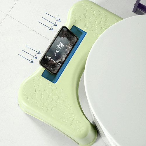 Toilet seat step stool, thick plastic chair for adults and children, toilet footstep low chair for squatting toilet, lazy person's convenience stool