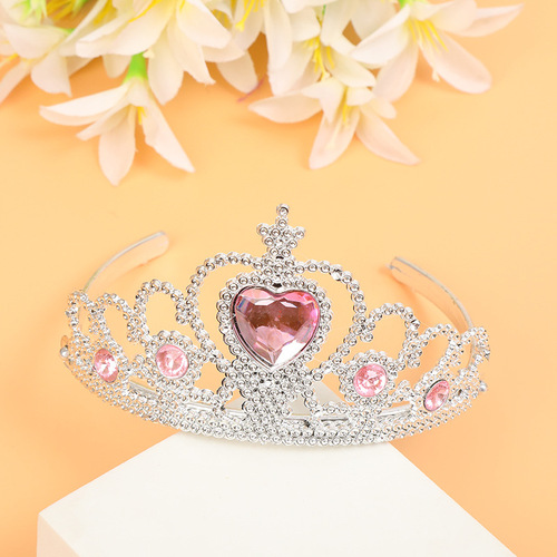 Manufacturer children's tiara crown magic wand set sweet princess girl hairband accessories girls jewelry