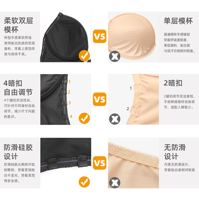 Sin respaldo culturismo corsé verano anillo de acero taza de pecho sexy ropa interior sin costuras cuerpo Shaper corsé de una sola pieza