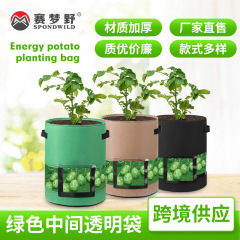 Amazon's New Cross-border Supply Plant Growing Bags with Full-Transparent Window Potato Growing Bags Visible Plant Growing Bags