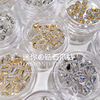 Diamond for manicure, accessory, white pony, decorations for nails, internet celebrity, wholesale