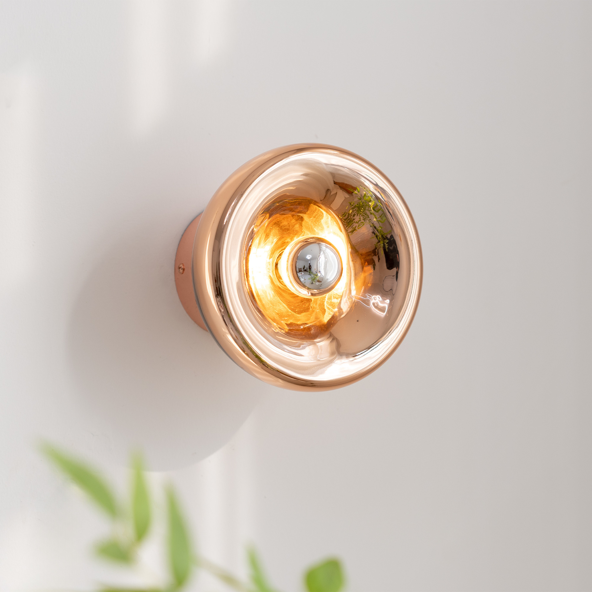 Luz decorativa lujosa lámpara de pared de dormitorio lámpara de fondo sala de estar atmósfera de vidrio comedor lámpara de cabezal de cama lava pared de roca luz cabeza moderna