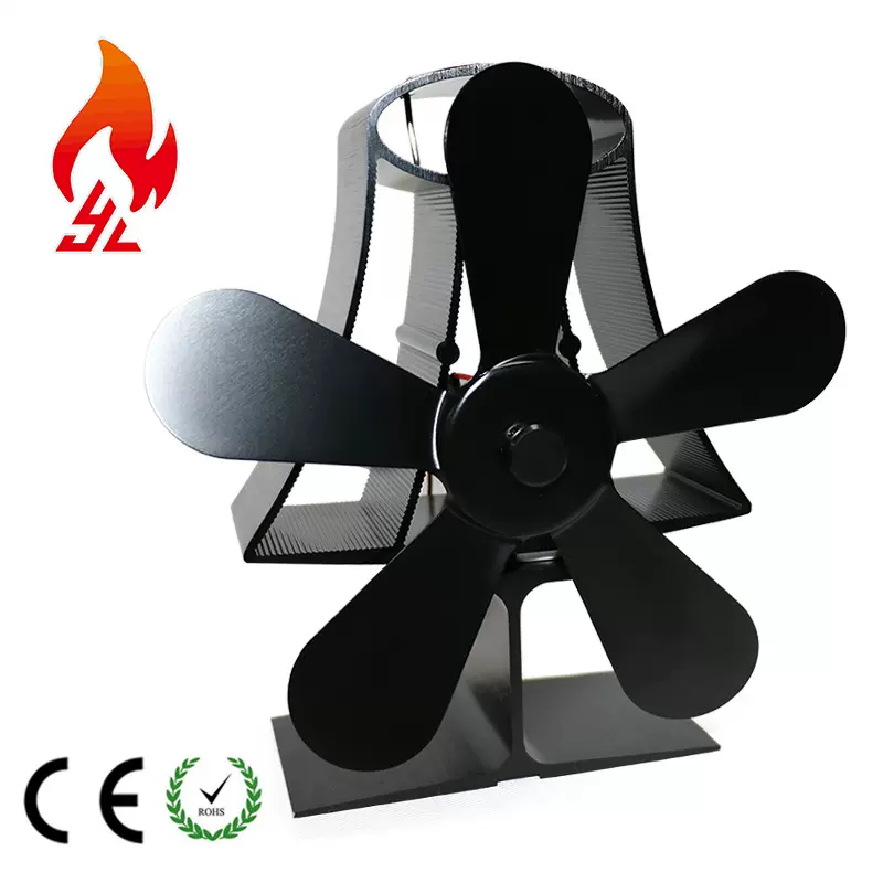 厂家直供速卖通 eBay 亚马逊 Wish用自启循环热能壁炉风扇