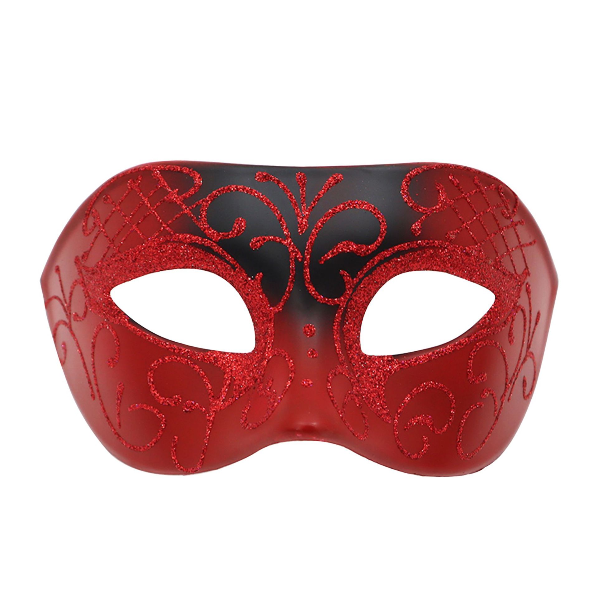 Amazon máscaras de fiesta de carnaval de venta caliente máscaras de baile unisex pintadas alrededor del borde de San Valentín