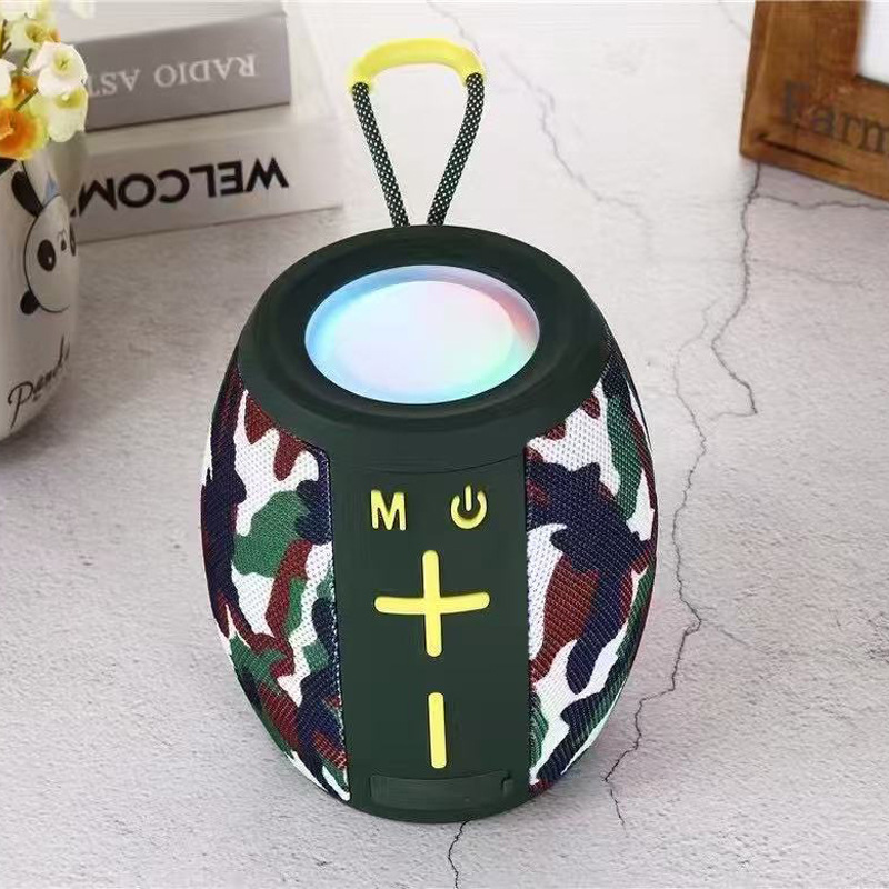 新しい Bluetooth スピーカー高品質小型ミニサブウーファー屋外ハイパワー家庭用カラーライトデスクトップオーディオ|undefined