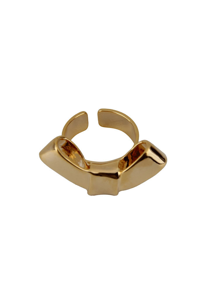 Wholesale Jewelry Simple Style Bow Knot Alloy Plating Open Rings display picture 9