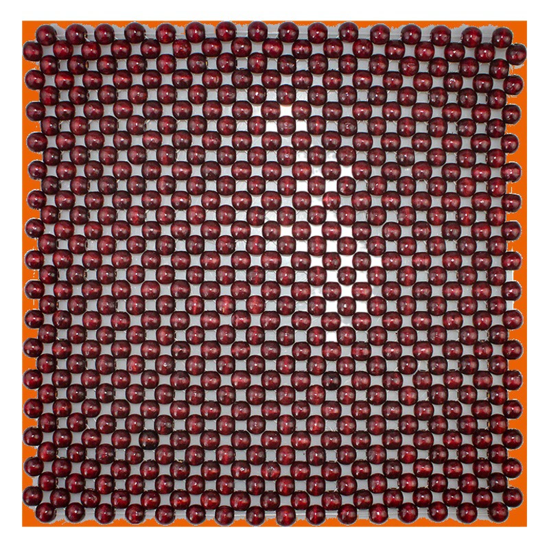 Автомобиль деревянная подушка из бисера цельный кусок чистый деревянный шарик квадратная подушка летняя Автомобильная подушка дома 44*44 цельный