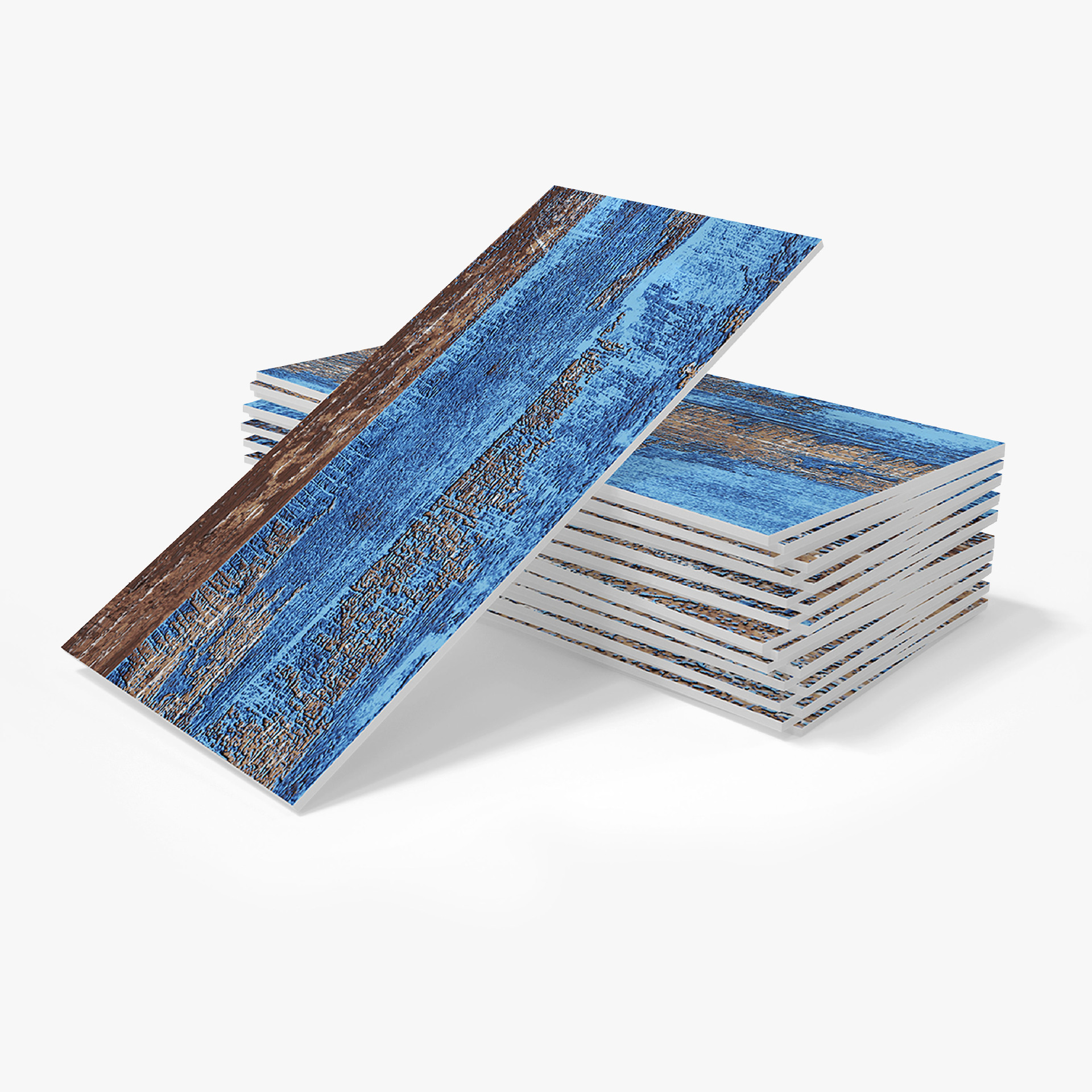 16-piece estilo industrial esmerilado espuma PE etiqueta de la pared autoadhesiva impermeable a prueba de humedad cocina baño extraíble decoración de la pared