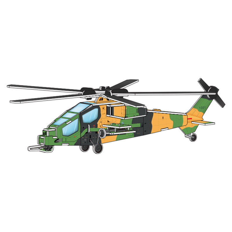 3D rompecabezas tridimensional para niños juguetes para padres e hijos construcción casa rompecabezas hecho a mano modelo de papel regalo ensamblaje interactivo