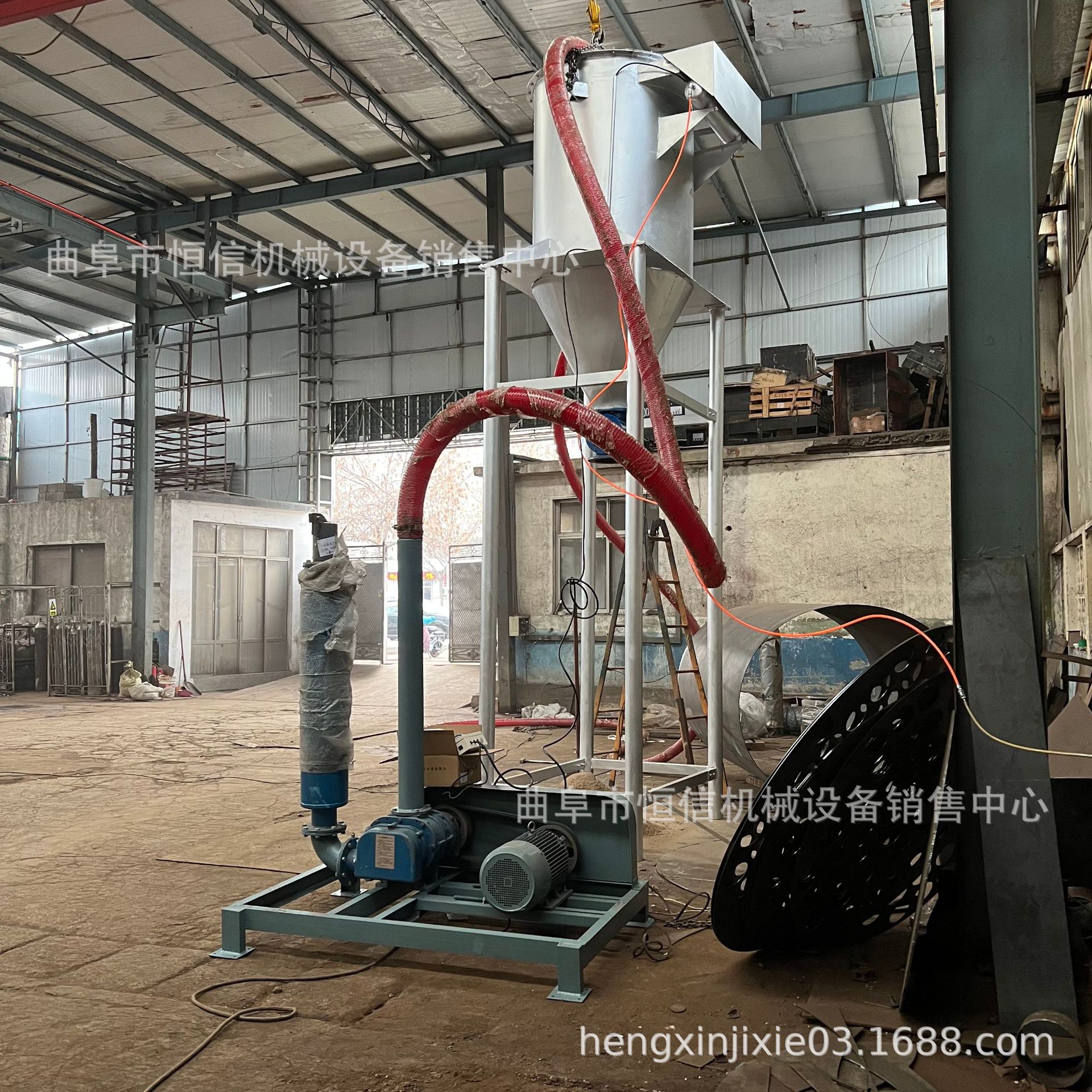 阿克苏圆筒库粉煤灰气力吸灰机zcjb自吸式石膏粉滑石粉气力吸灰机