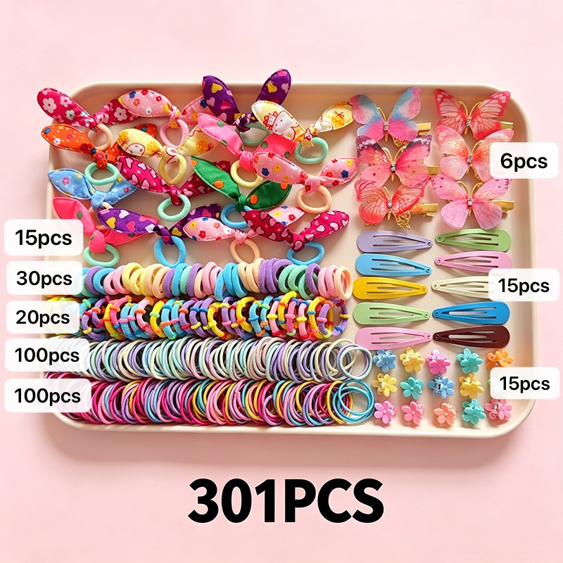Caja de regalo para niños Jewelry Set linda niña pequeña regalo de cumpleaños princesa cabello cabello cuerda caja de joyería de alta gama