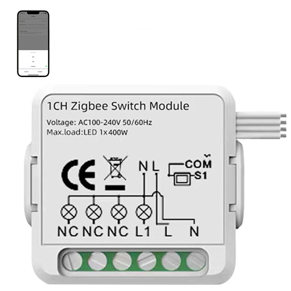 Устройство Tuya Zigbee включение/выключение 1234-канальное многоканальное устройство интеллектуальный модуль переключателя голосовое управление 3.0 Zigbee