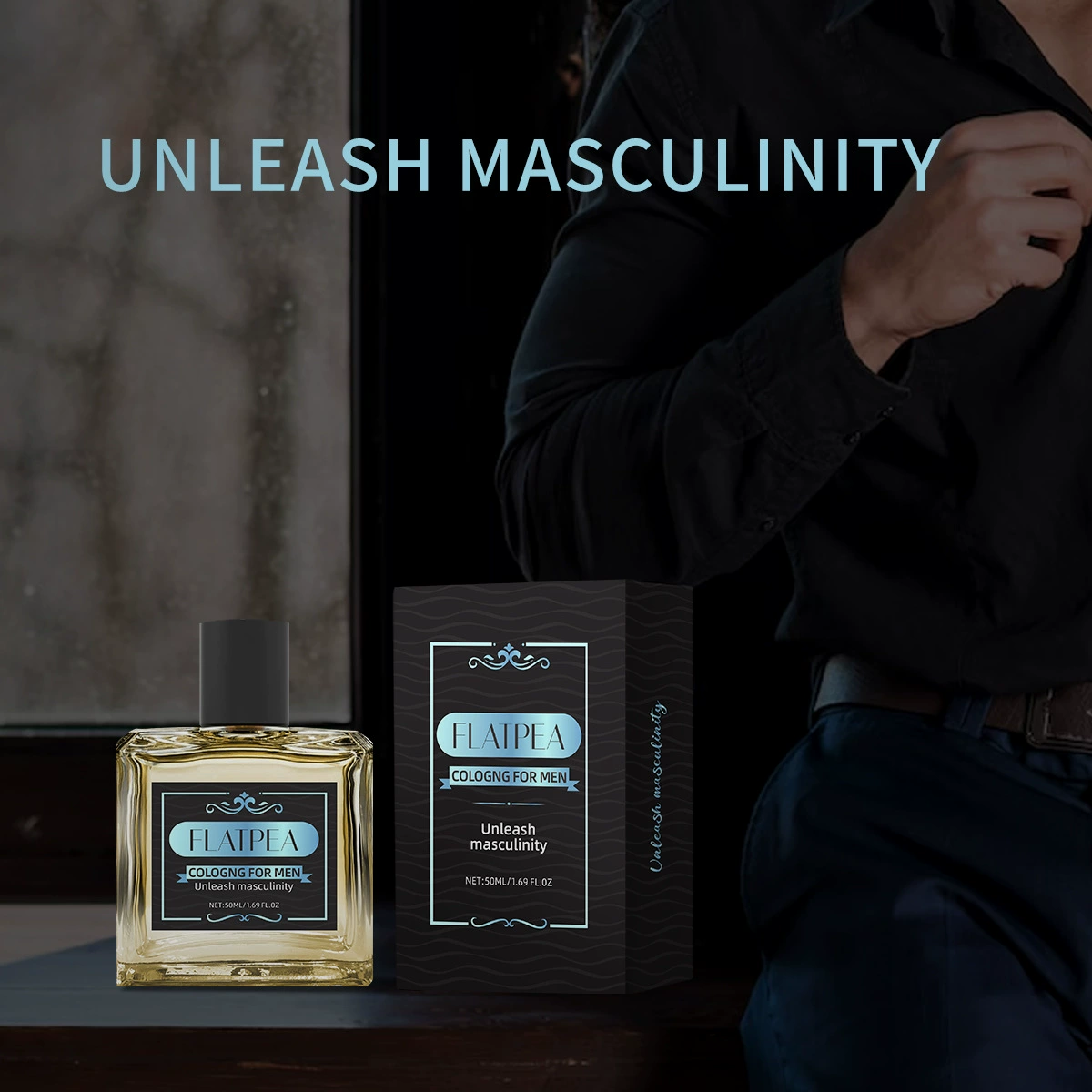 Amazon TK взрывы трансграничные мужские парфюмерные реферон деревянный тон Perfume50 ml без алкоголя