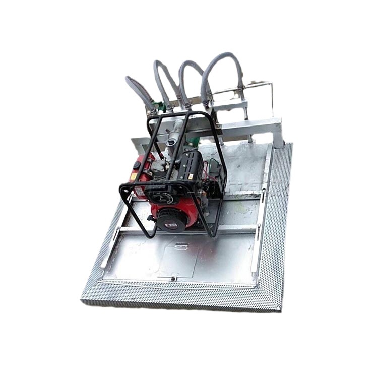 Máquina de excavación de raíz de loto autopropulsada de Lago agrícola equipo de excavación de raíz de loto Raíz de loto herradura cosechadora de acero inoxidable