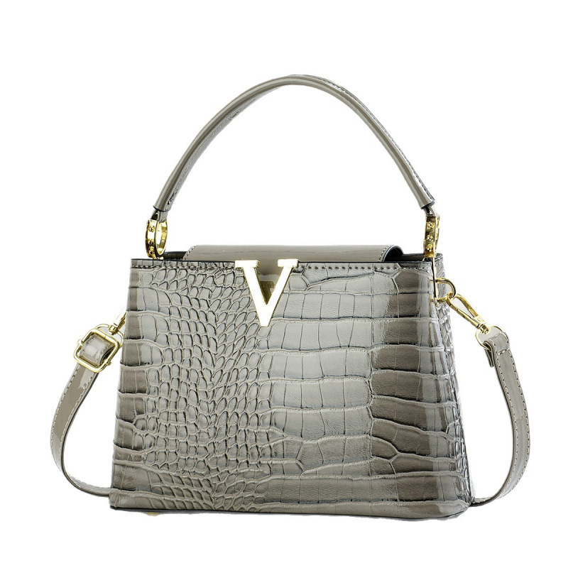 Bolsa de moda de cocodrilo, mochila de viaje casual, diseño retro, mochila de mujer, bolsas transfronterizas
