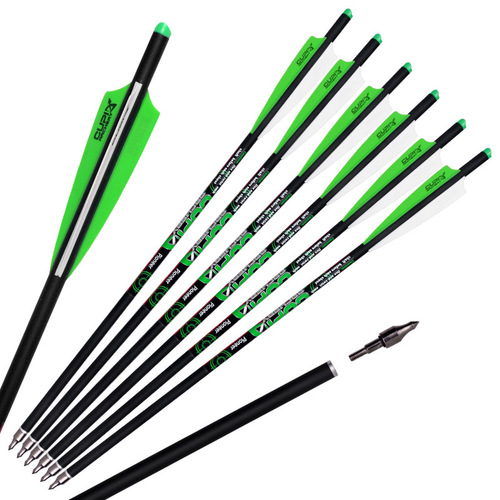 Manufacturer wholesale 8.8mm outer diameter mixed carbon short arrow with standard for carbon arrow archery shooting equipment cross-border