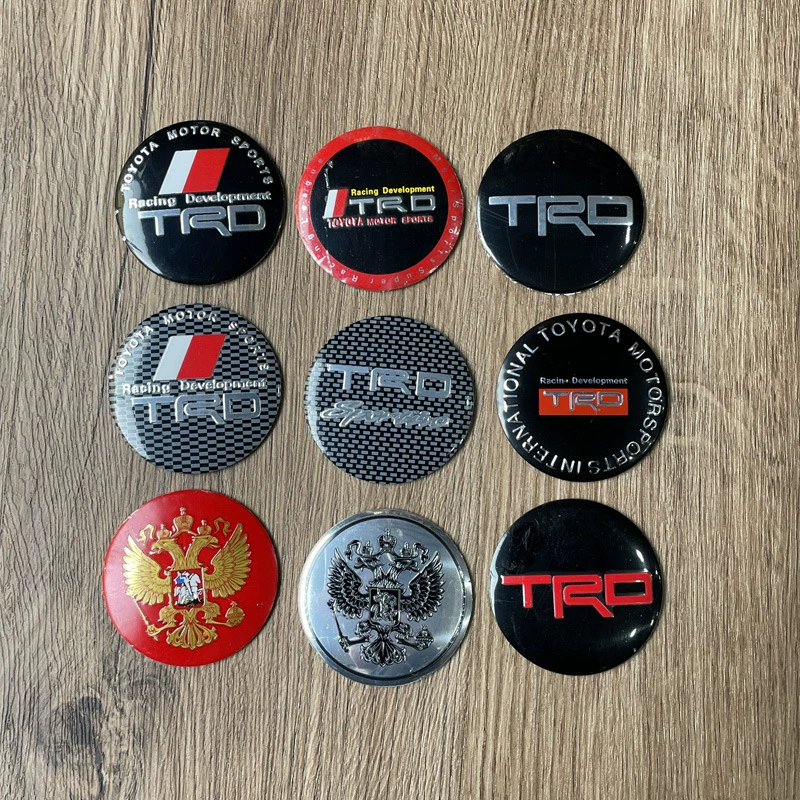 Оптовая Модифицированная Этикетка крышки колеса TRD Fengtian Phoenix крышка шины Логотип Алюминиевая дуга 56 мм Этикетка крышки колеса