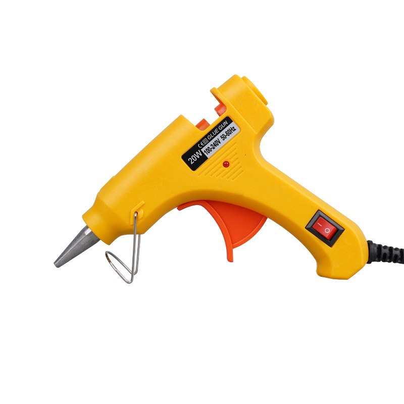Juego de Mini Pistola de Silicona Caliente 20W con Certificación UL, para Bricolaje Manual