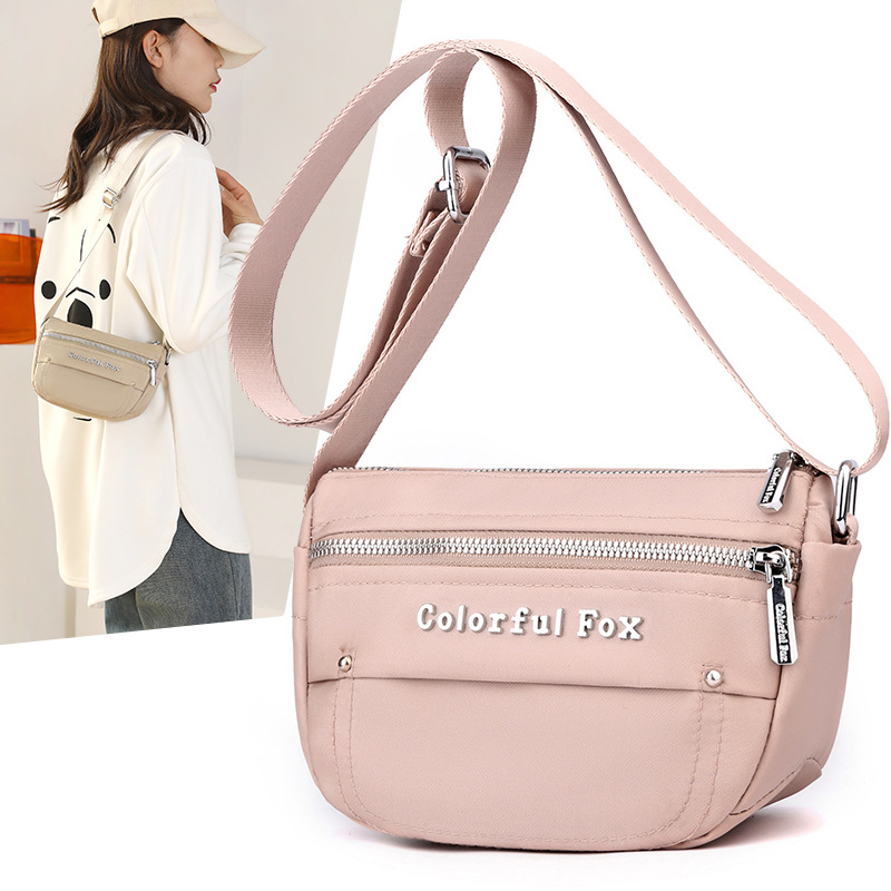 Borsa a tracolla alla moda anti-schizzi per telefono, casual, semplice, da donna, con tracolla, mini, colorata, volpe_voghion.com