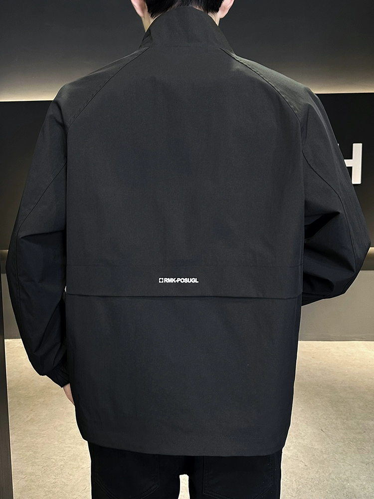 Мужская демисизонная трендовая куртка, slim fit, осенний сезон