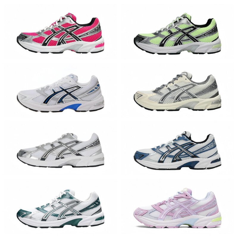 Putian Shoes Gel-1130 Sports Shoes Wear-Resistant Spliced Mesh Breathable Dad Shoes Men's Sports Low-Top Running Shoes