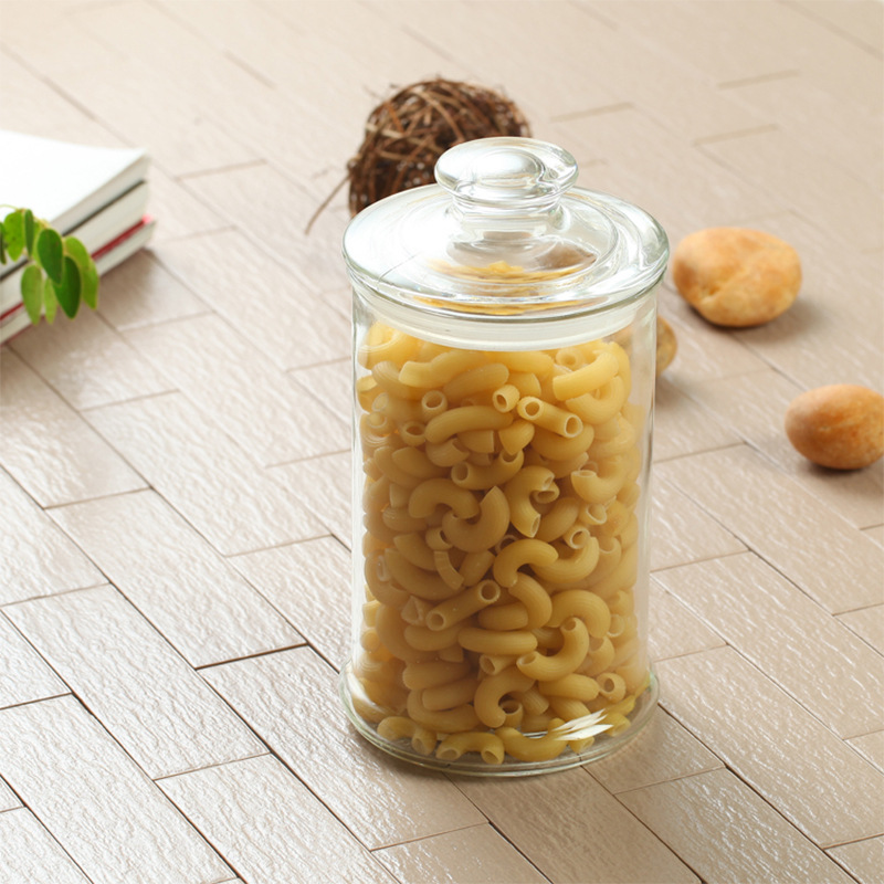 Food-Grade High Borosilicate Glass Sealed Jars for Storing Dried Tangerine Peel, Tea, and Grains, Direct Wholesale from the Manufacturer