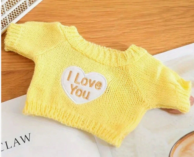 Plush bear clothes — changeable sweatshirts & sweaters for 20–50 cm bears, assorted designs