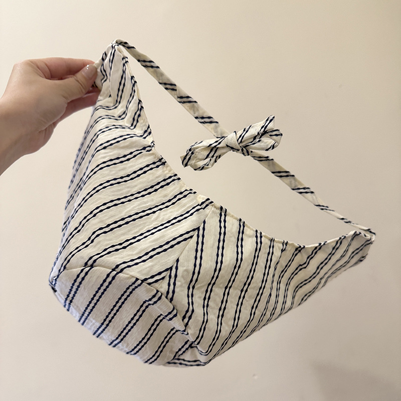 Verano ocio gorra de sombrero de sombrero de sombrero de pescador a rayas frescas simple correa de marea para cubrir la cara gorra de viaje de protección solar