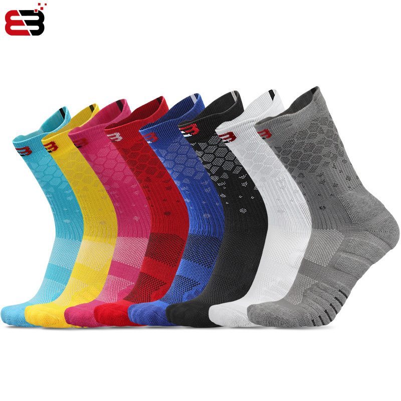 Professional Elite Sports Basketball Socks Non-slip Mid-tube Women's Stockings Children's High-top Thickened Towel Bottom Men's Running Socks Professional Elite Sports Basketball Socks Non-slip Mid-tube Women's Stockings Children's High-top Thickened Towel Bottom Men's Running Socks