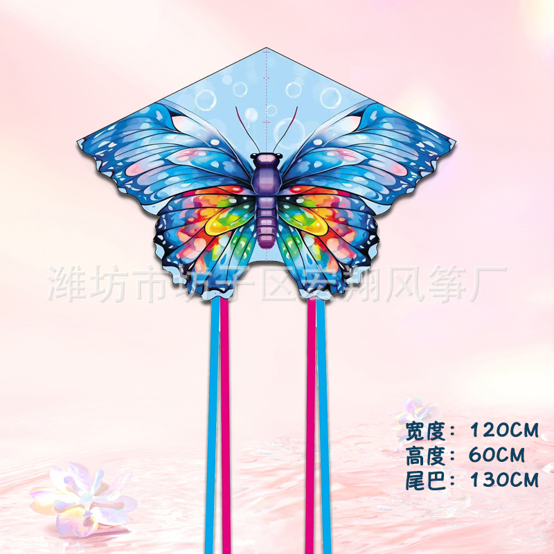1.2m 화려한 푸른 나비