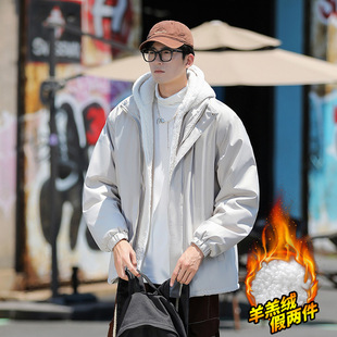 Cotton Men's Coat Winter New Cotton Clothes Korean Handsome Thickened Cotton Coat Fashionable Clothes