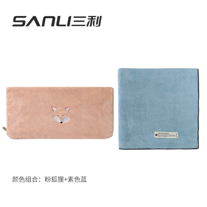 일반 푸른 핑크 여우