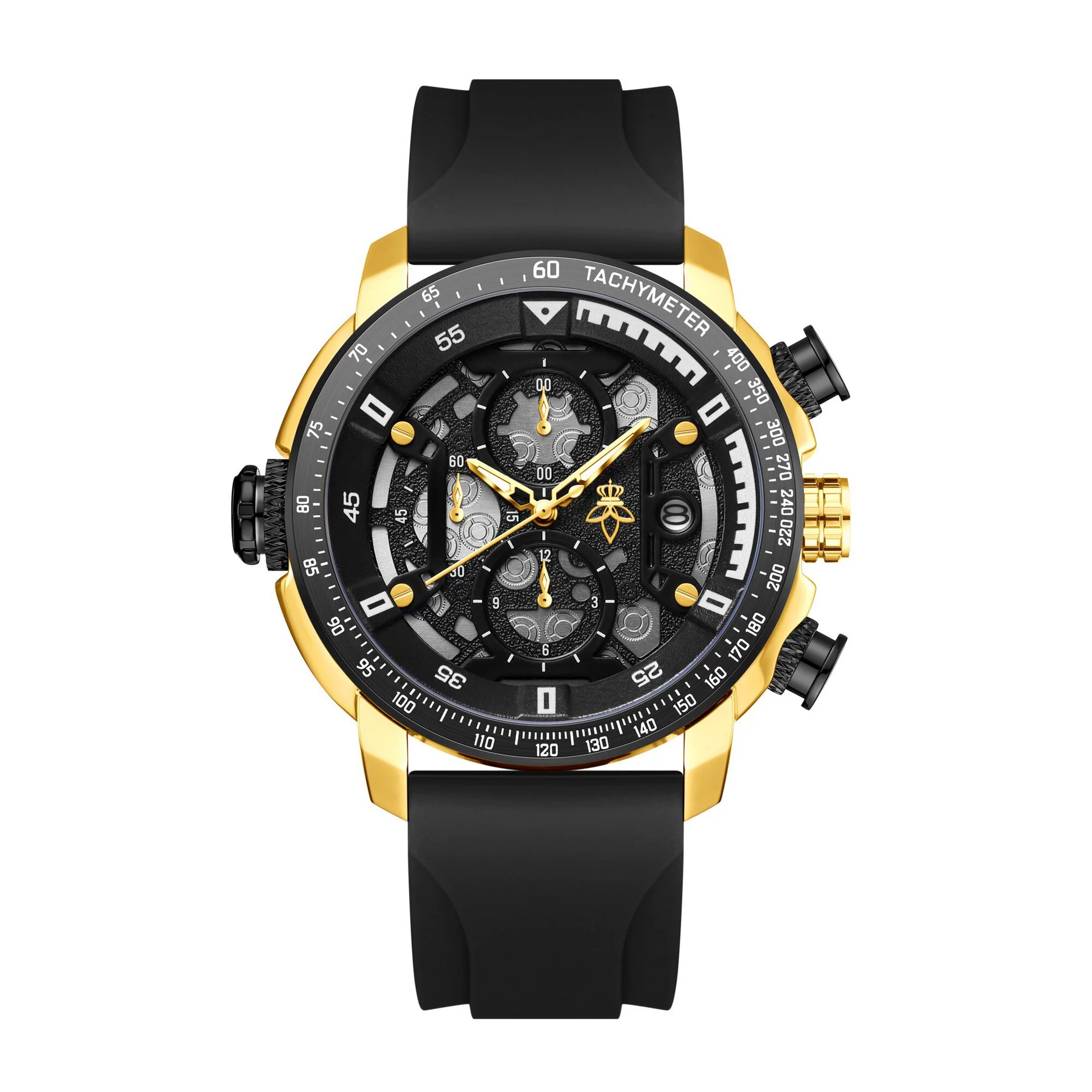 Yalalusi Sports Swiss watch, fashionable mechanical mechanical watch, fully automatic, European style