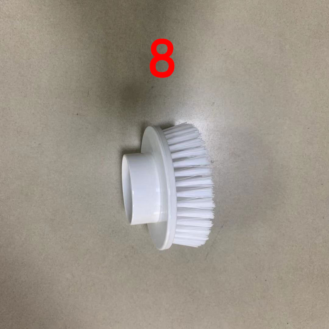 Accesorios de cepillo de limpieza eléctrica de reemplazo de cabeza de cepillo Schneider cubierta de tela cepillo de inodoro cepillo de limpieza doméstico de cuatro piezas conjunto de herramientas cepillo