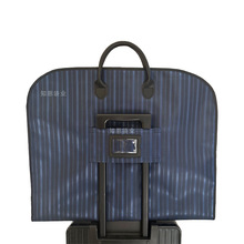 防水西装袋手提袋条纹牛津布加厚防尘罩旅行商务无纺布精品西服套