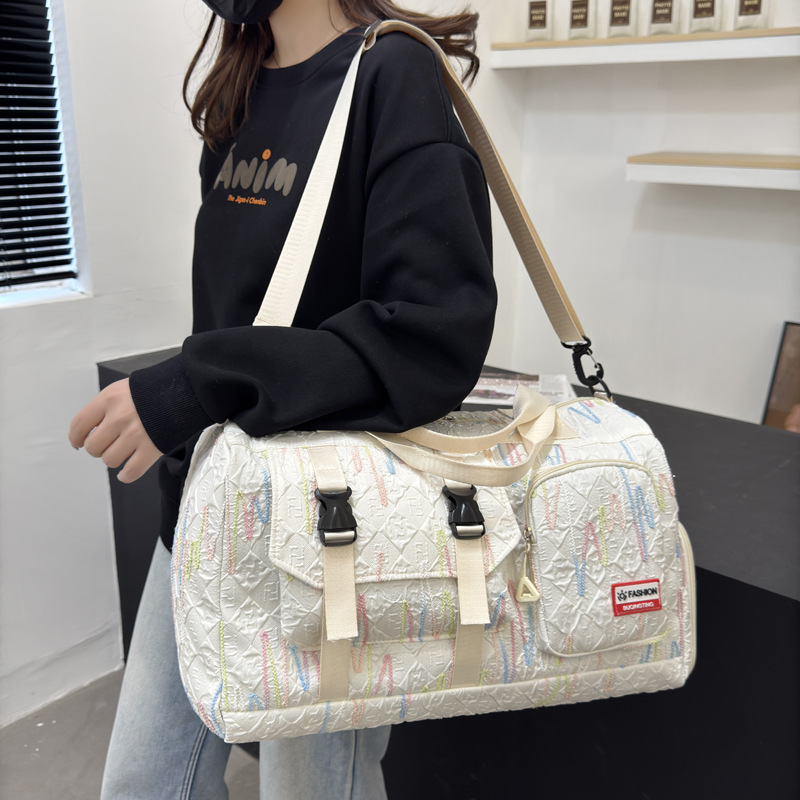 Se puede equipar con maleta trolley nueva bolsa de viaje de corta distancia para mujer bolsa de equipaje portátil de almacenamiento de gran capacidad para la producción